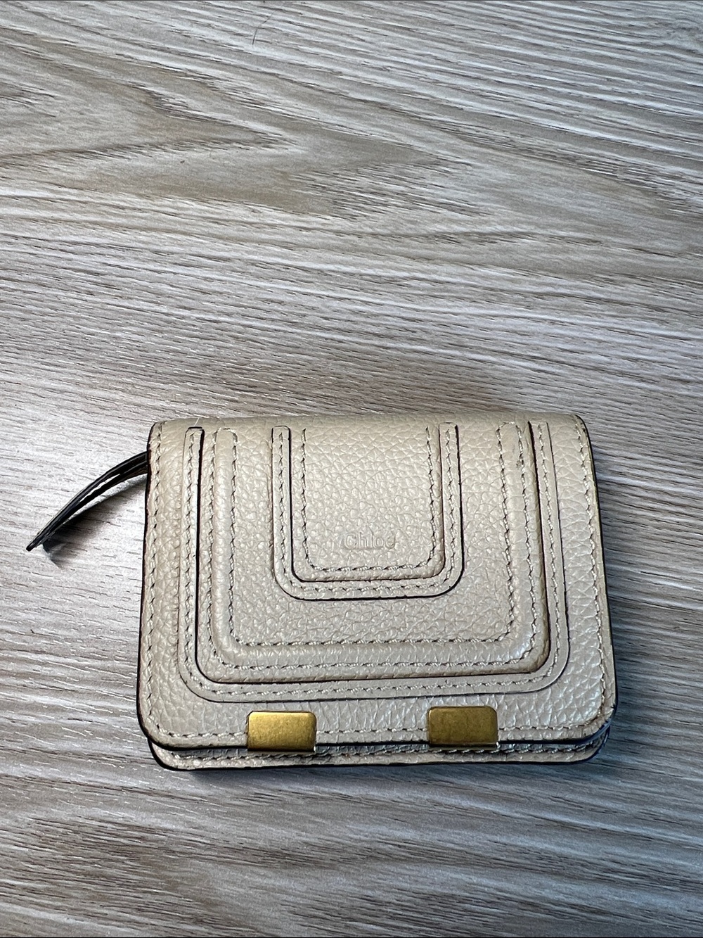 Marcie Small Wallet in “Root Beige”
